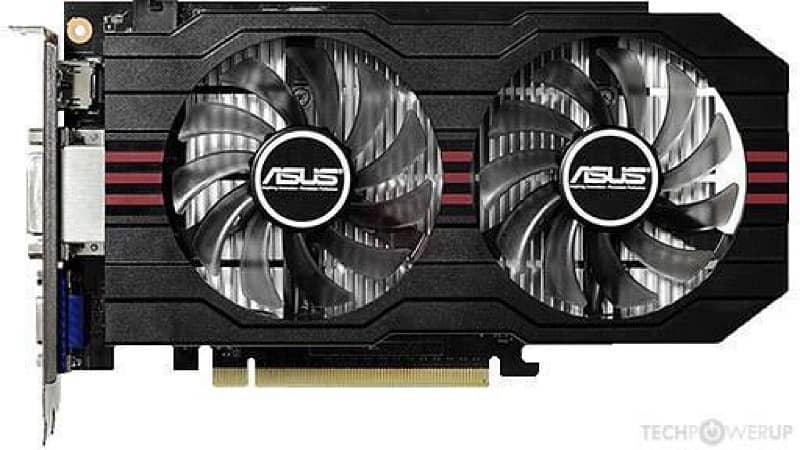 GTX 750 TI 2gb vram Asus Dual fan oc 4gb 0