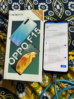 oppo f15 8/256 total geniun with box 10/10 condition