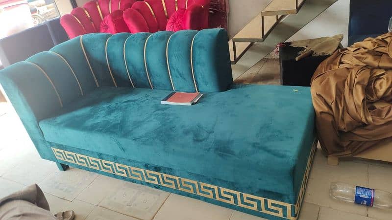 L shape sofa / corner sofa / six seater / velvet sofa / Sofa for sale 12