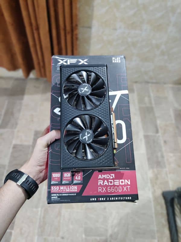 XFX rx 6600xt with BOX 0