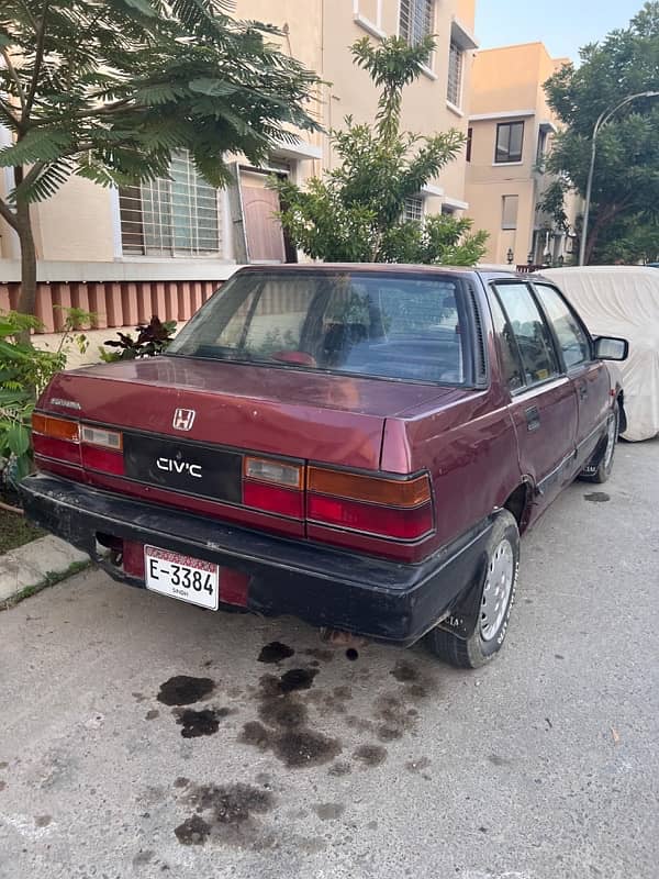 Honda Civic EXi 1986 3