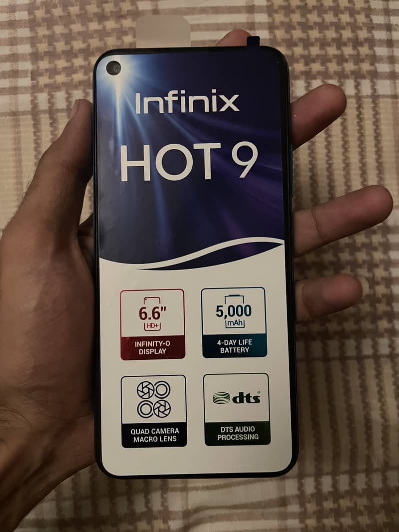 Infinix Hot 9 in Pristine 9/10 Condition 10