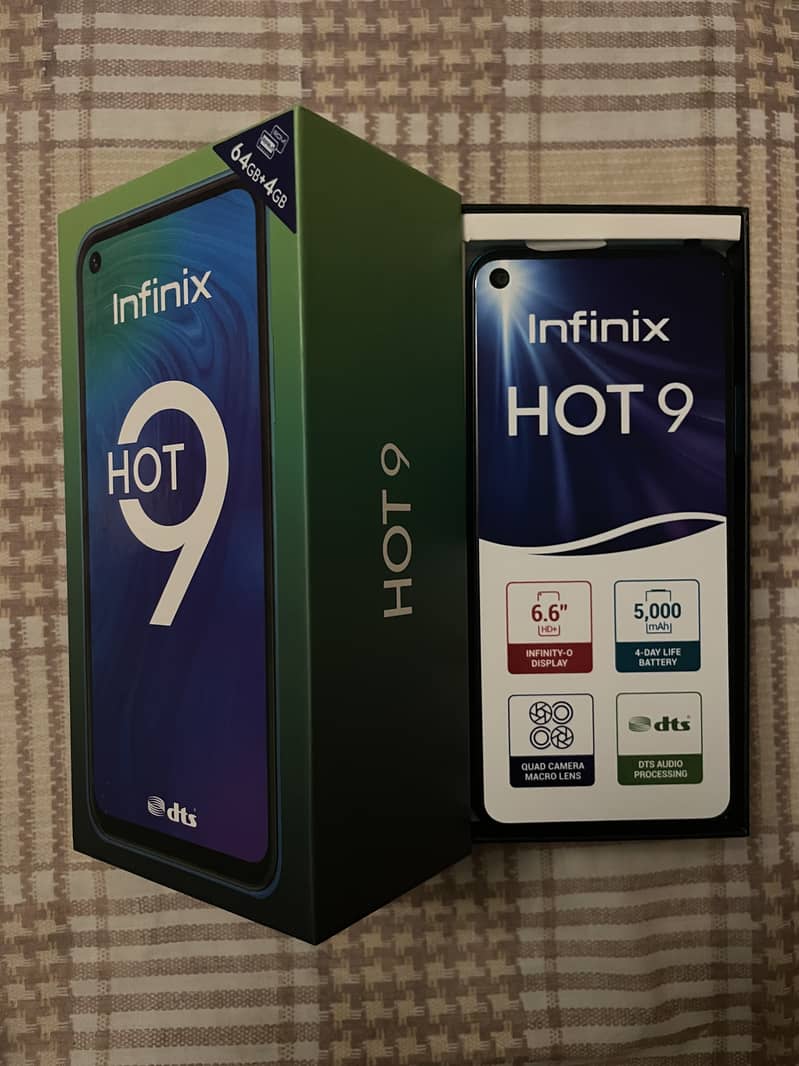 Infinix Hot 9 in Pristine 9/10 Condition 9