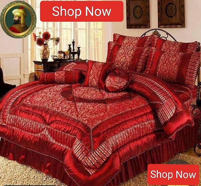 14 Pcs jacquard double bedsheet 0