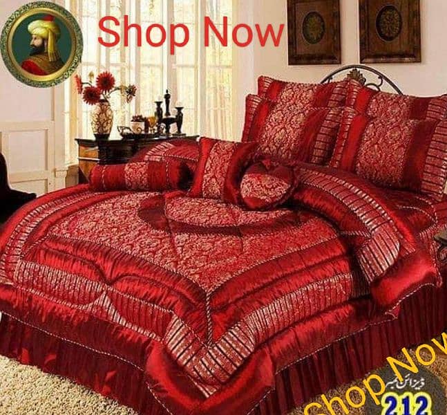 14 Pcs jacquard double bedsheet 1