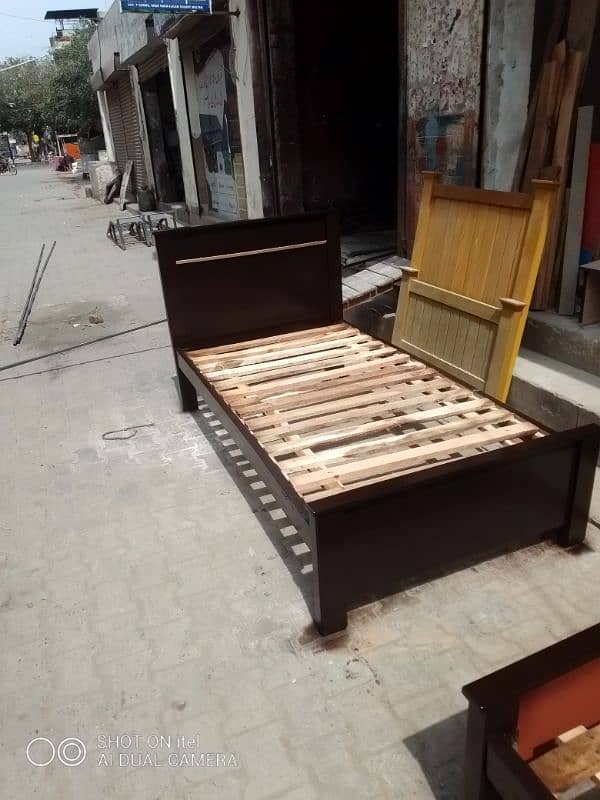 single bed kikar wooden 2