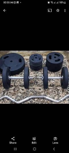 Rubber plates weight plate dumbbells olympic barbell rodkettlebell