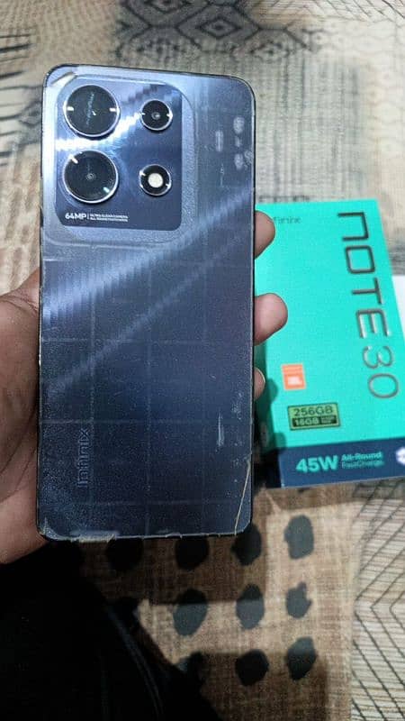 Infinix Note 30 With Full Box And Charger 8+8 Ram And Rom 256Gb 2