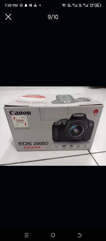 Canon EOS-2000D for sale 0