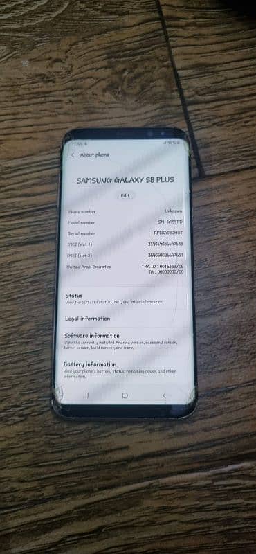 Samsung galaxy s8plus with box 4