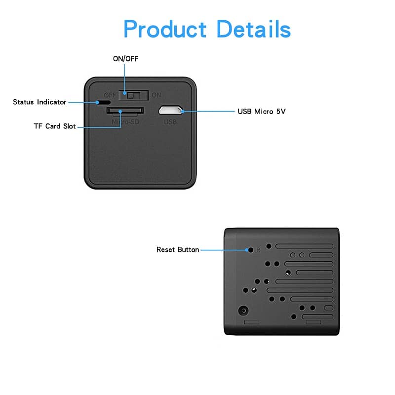 Mini Camera HD 1080P camera V380 Built in Battery 7