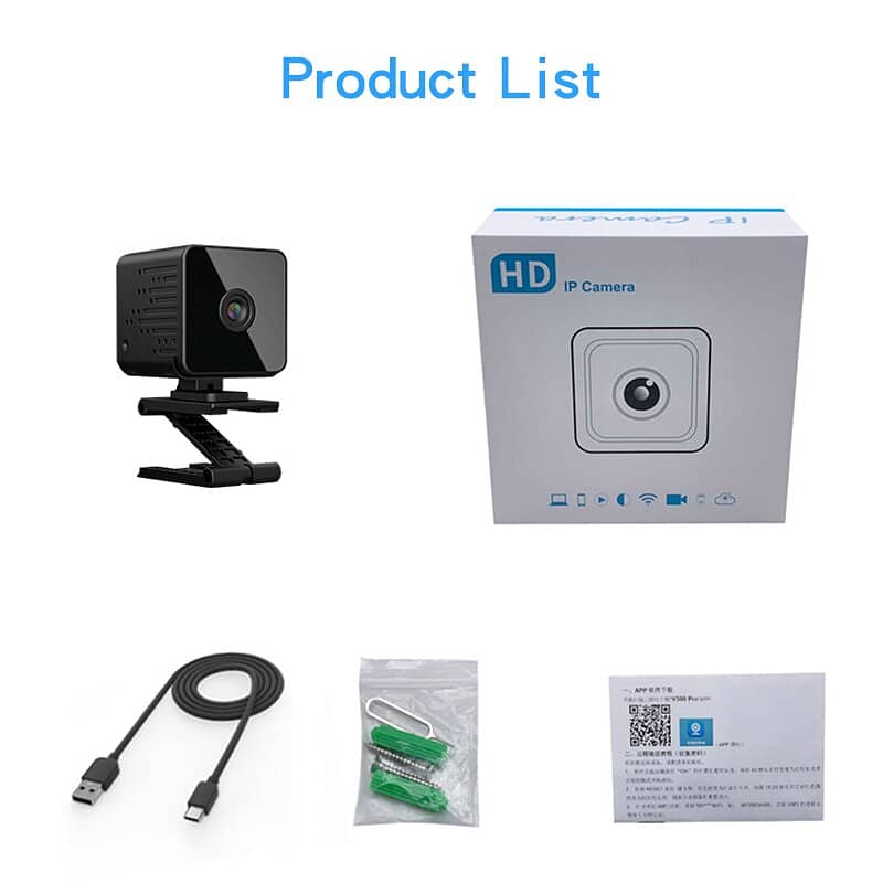 Mini Camera HD 1080P camera V380 Built in Battery 10