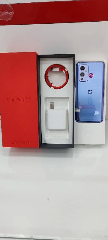 OnePlus 9 12/256 Dual sim approved box pack with charger limited PCs 1