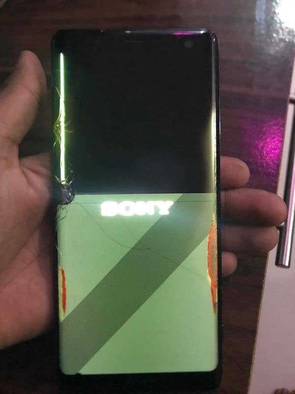 Sony xz3 panel have dot and green shade/board available 1