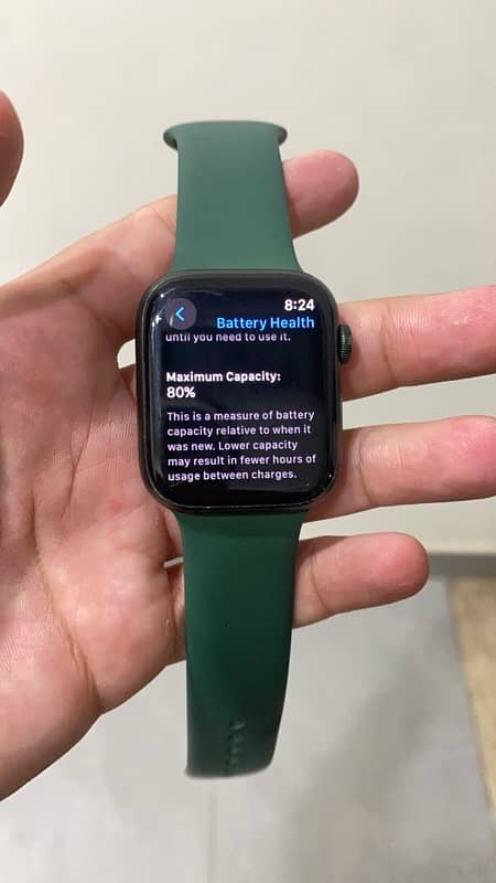 Apple Watch Series 7 45mm (green) cellular gps 5