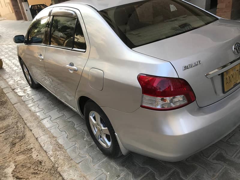 Toyota Belta 2008 TOYOTA BELTA  MODEL 2008 REG. 2012 ORIGINAL SILVER M 0