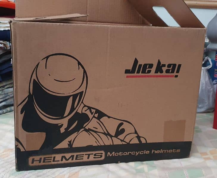 Jiekai 316 Helmet | DOT Certified | 10/10 | Dual Visor | Medium Size 16