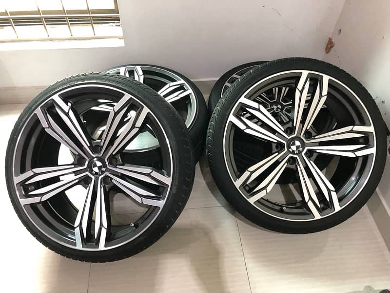 BMW 20" rims tyres Staggered 1