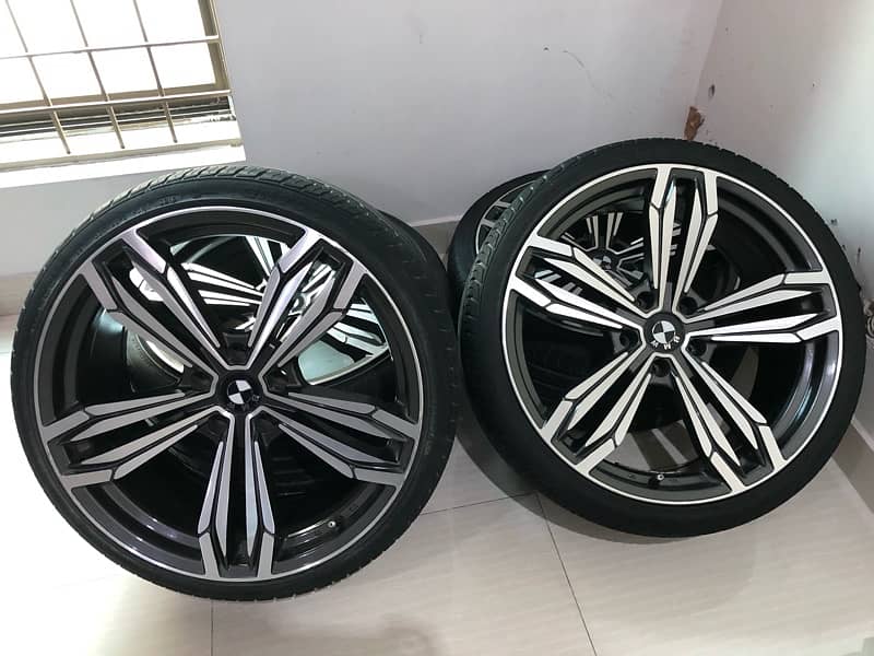 BMW 20" rims tyres Staggered 2