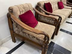 resham wooden sofa