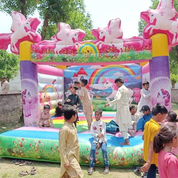 jumping castle in rent cotton candy Pop corn magic show0332-4761001 7