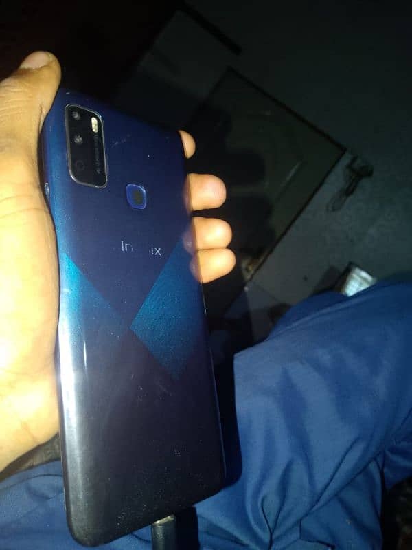 infinix hot 9 play 3/64 glass break bakki used bahtareen ha price fix 0