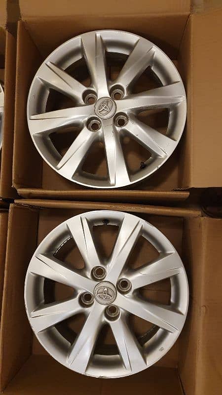 Original Toyota Rim 15 inch 5J PCD-100 ORIGINAL GENIUNE JAPAN LIKE NEW 3