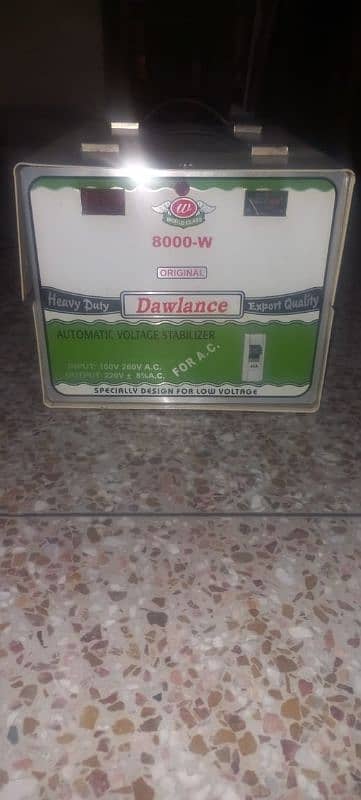 Dawlance Automatic Voltage Stabilizer 8000-W 0