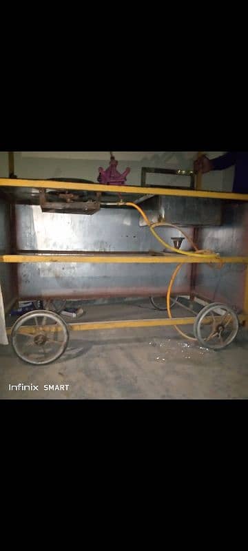 fry,s counter with burner with complete system 1