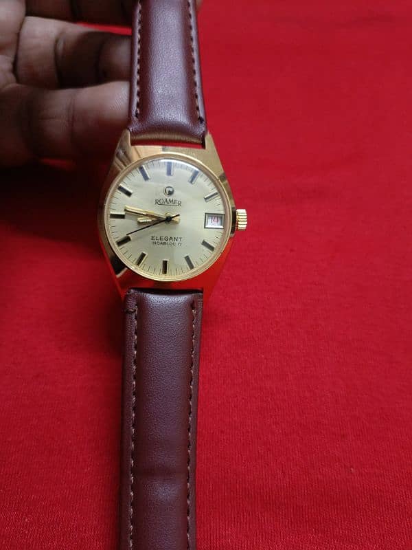 vintage Watch  ROAMER Popular 4