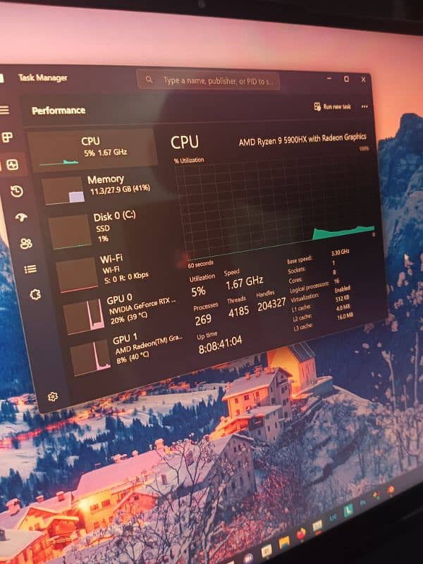 HP Omen RTX 3080-16gb VRAM laptop 2