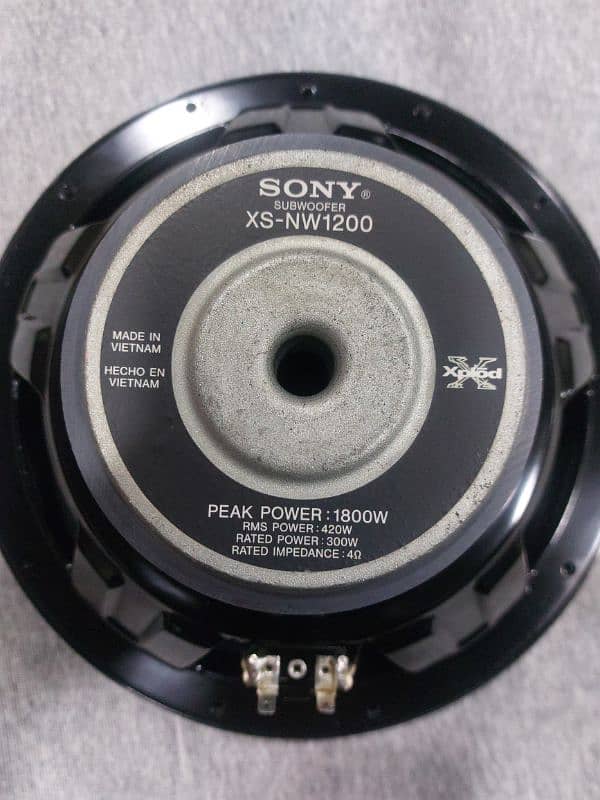 Original Sony Xplod Japanese Subwoofer 12inch Brand New Condition 5