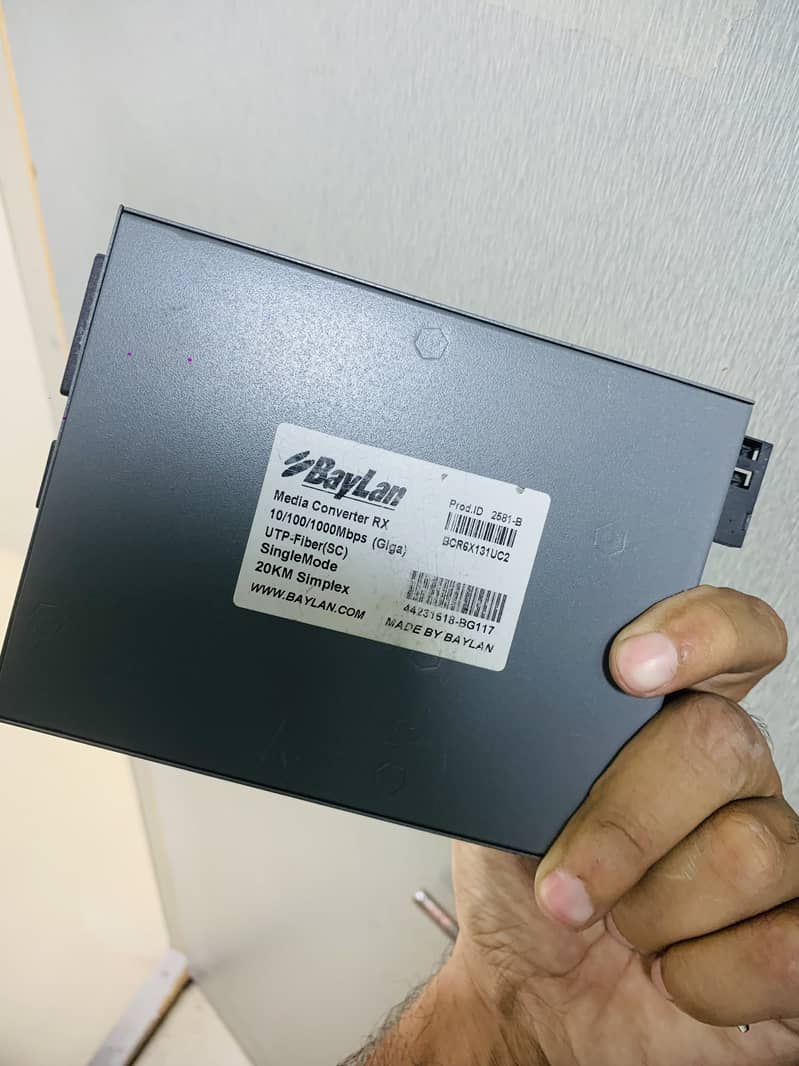 Ethernet to Fiber Media Converter 3