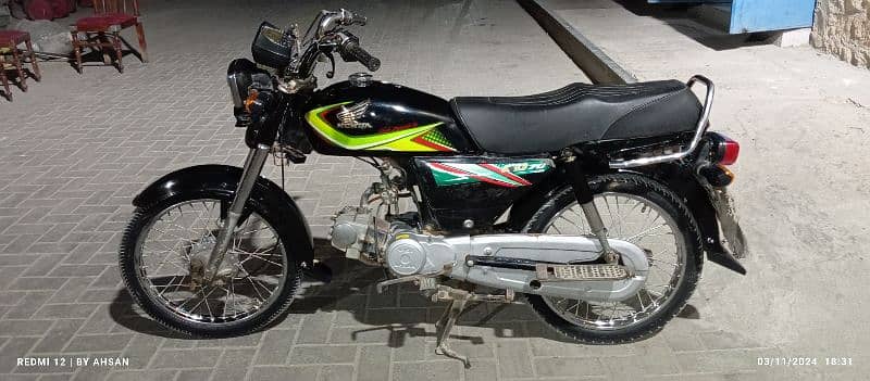 HONDA CD 70 2019 MODEL 7VE MONTH KI 13