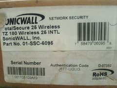 sonicwall tz 180 network security