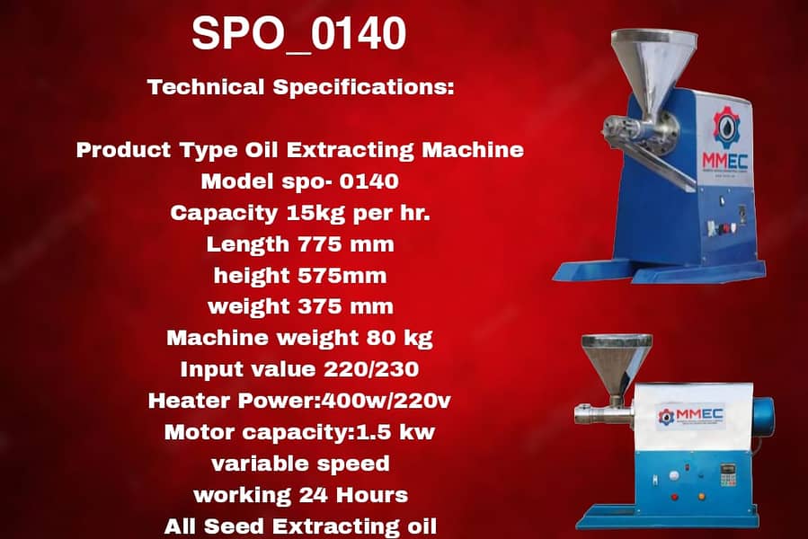 Cold Oil press machine | Oil expeller | Oil extractor Machine 15