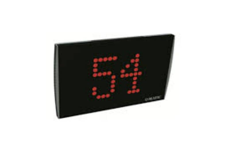 Q management LCD display counter 3