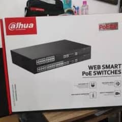 dahua poe switch 4 port dual uplink