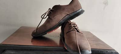 clark shoes imported mushroom suede