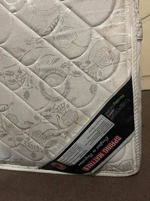 8 inch Unifoams King size Spring Mattress 4