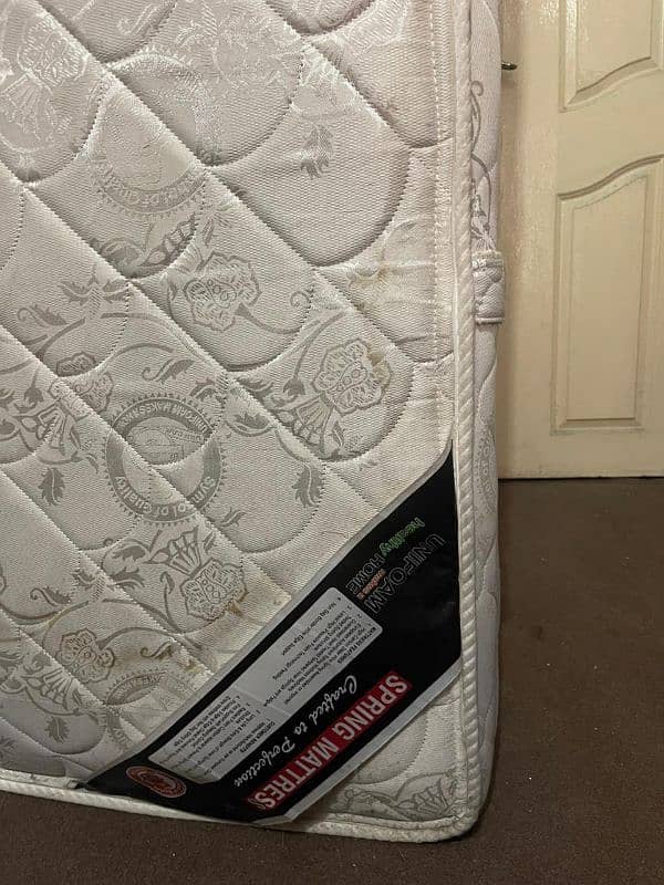 8 inch Unifoams King size Spring Mattress 6