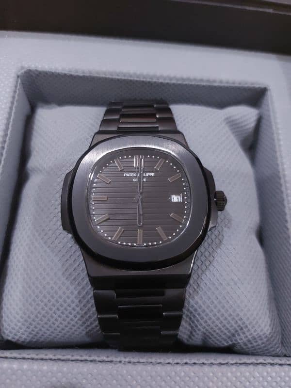 PATEK PHILIPPE GENEVE WATCH FOR MEN,Black Chain Watch 0