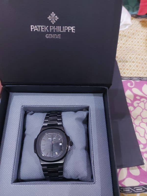 PATEK PHILIPPE GENEVE WATCH FOR MEN,Black Chain Watch 2