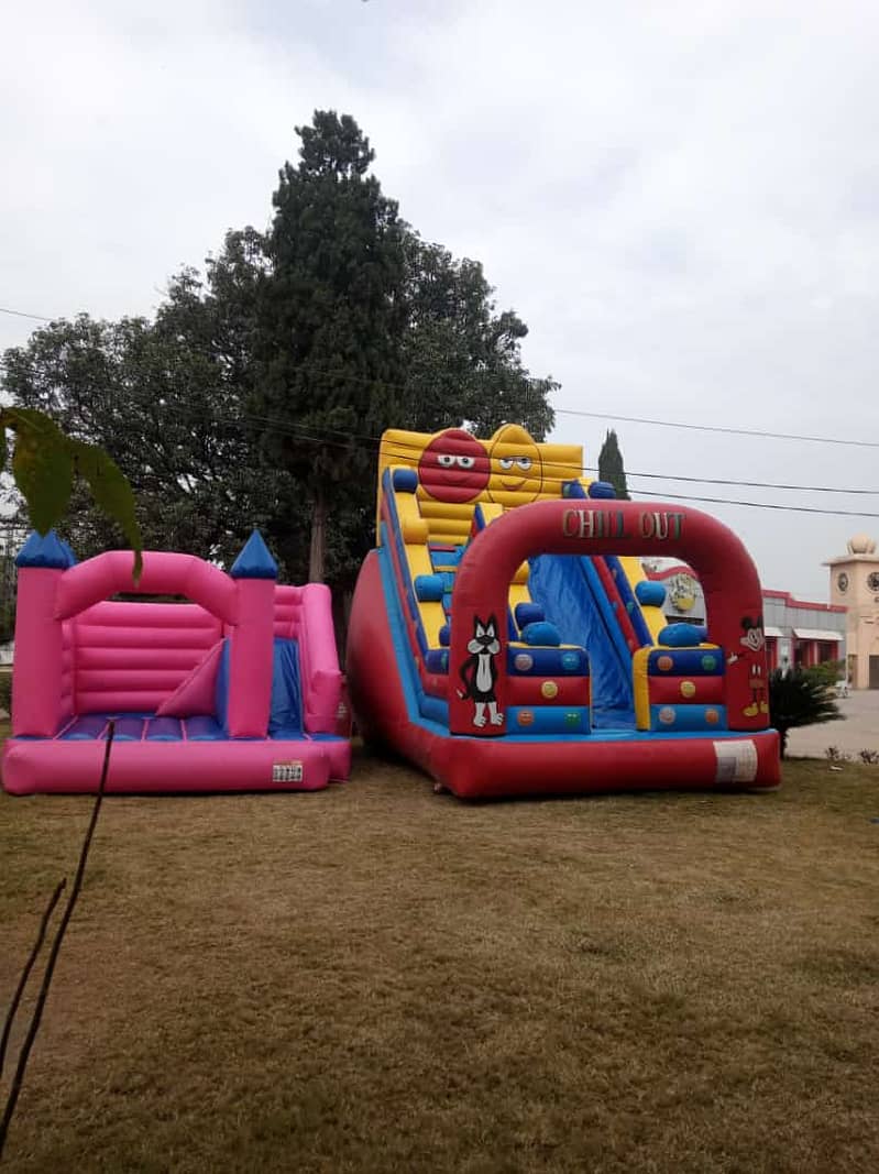 jumping castle /jumping slide / token ride  /birthday decoration 5