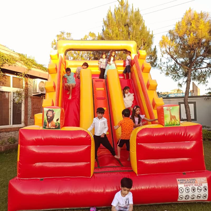 jumping castle /jumping slide / token ride  /birthday decoration 3