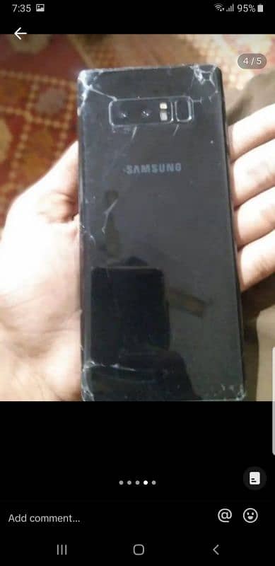 Samsung Galaxy Note 8 box sath hai only sale 3