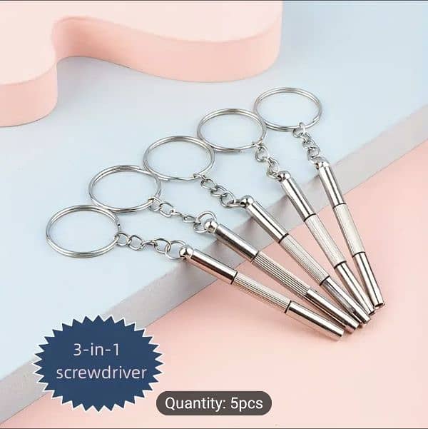 3 in 1 Keychain Screwdriver 5