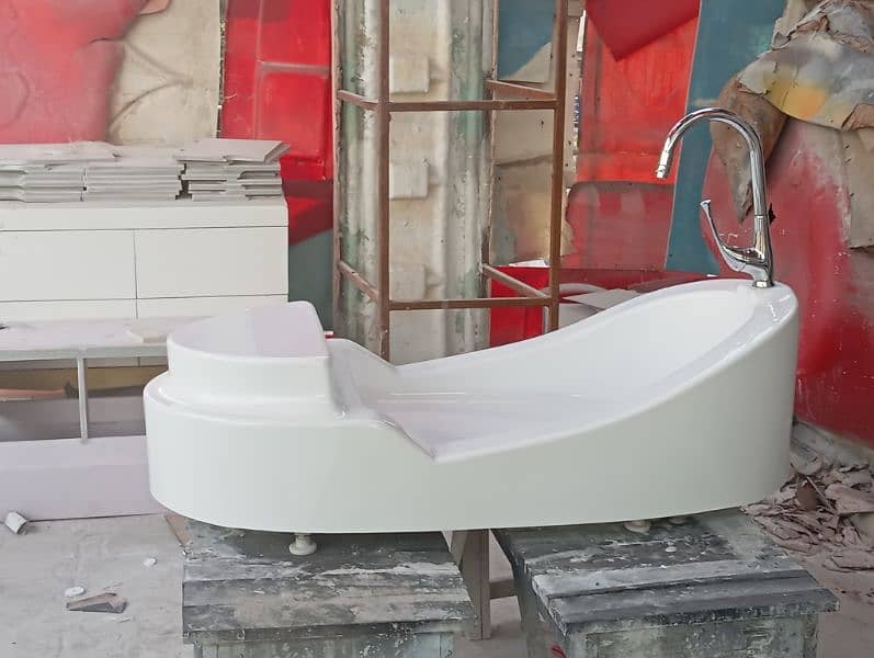 Bathroom Jacuzzi/bath tub/bathroom pvc and Corian vanity 17