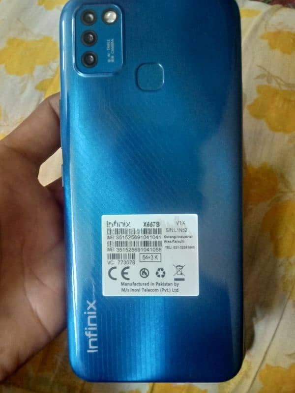 Infinix Smart 6 3GB 64GB all okay new condition 0