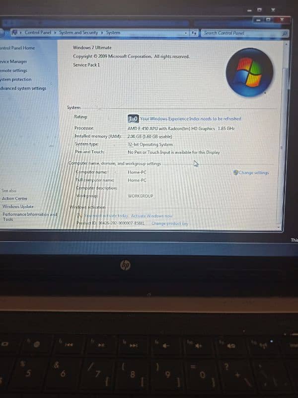 Hp Laptop 635 | Hp Laptop 2 GB Ram 160 GB Hard 0